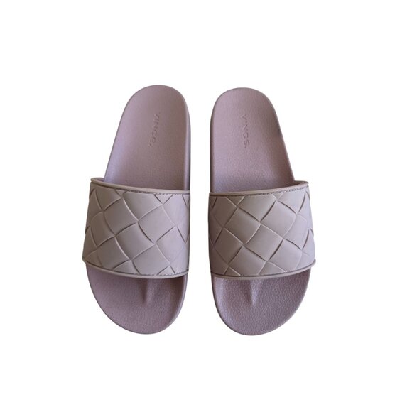 VINCE Women’s Lavender Pool Slides Sandals Size 9 - Picture 7 of 9